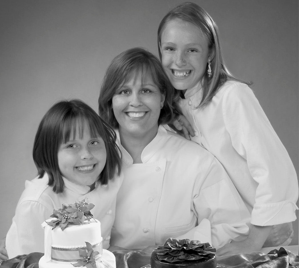 Michelle Marie with her two daughters Kimberly and Sarah